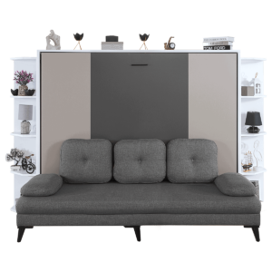 Lit escamotable horizontale 2 places