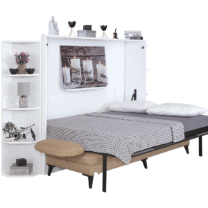 Lit escamotable horizontale 2 places