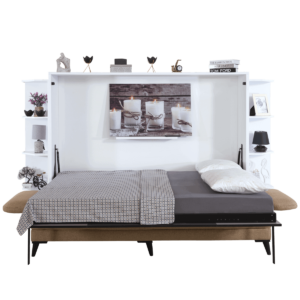 Lit escamotable horizontale 2 places