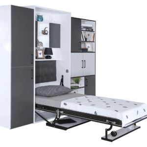 Armoire lit escamotable vertical 1 place