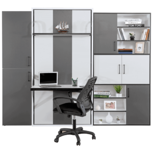 Armoire lit escamotable vertical 1 place