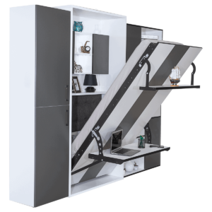 Armoire lit escamotable vertical 1 place