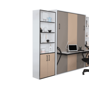 Colonne 4 étagères et 2 portes