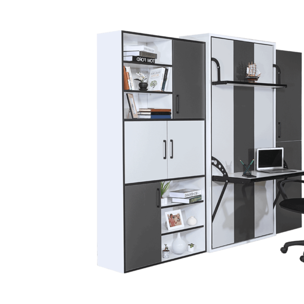 Colonne 4 portes et 6 étagères