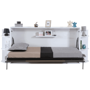 Lit escamotable horizontale 1 place