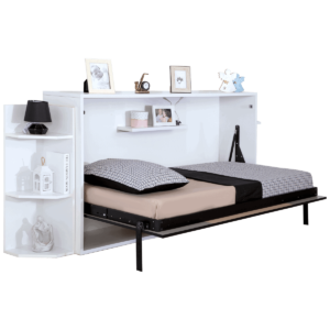 Lit escamotable horizontale 1 place