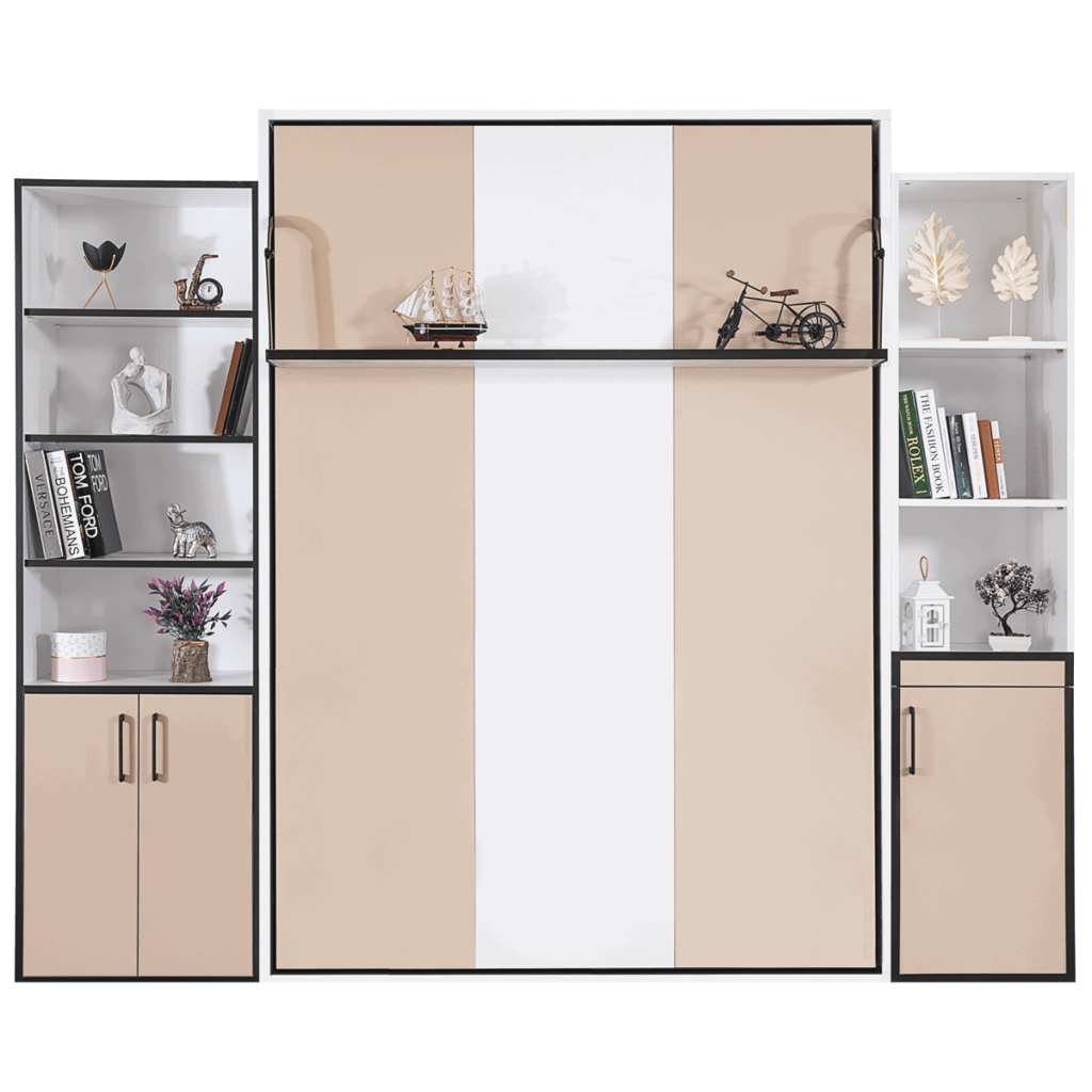 Armoire lit escamotable verticale 2 places Confort GAINPLACE